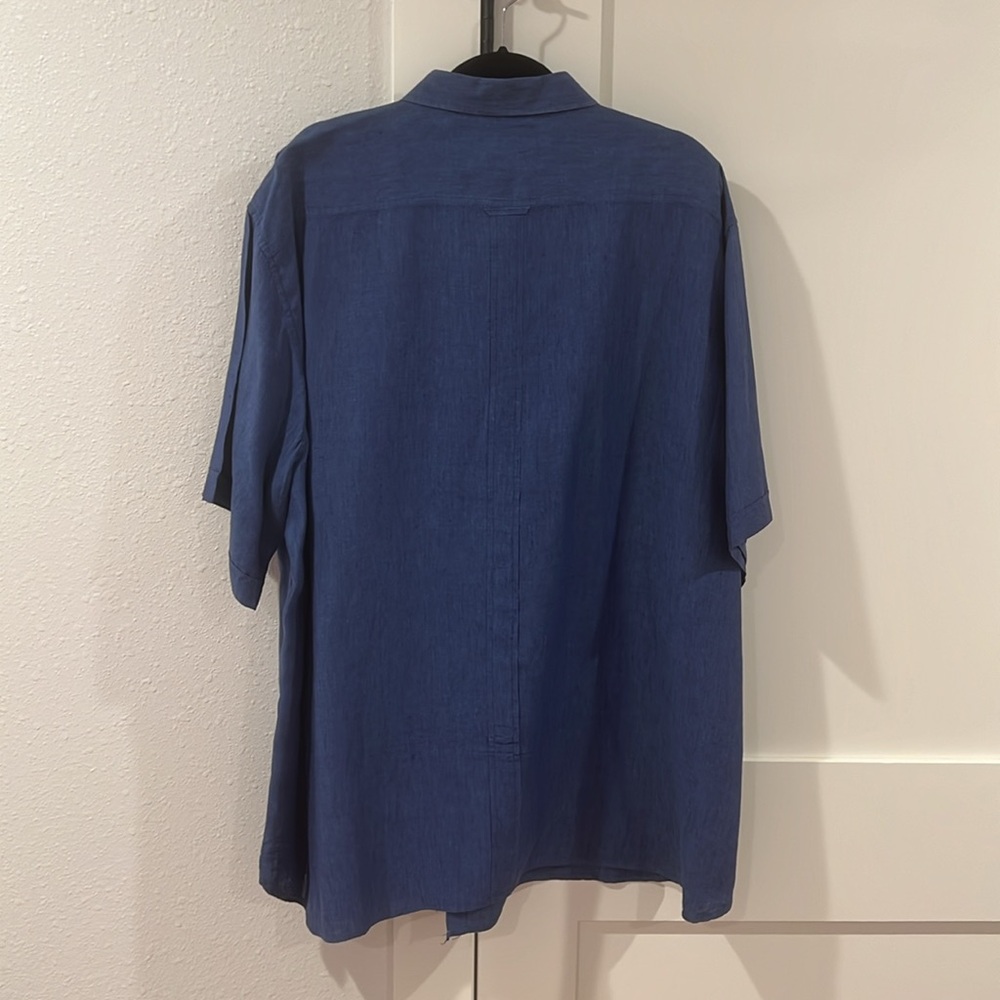 Aqua men’s button down - Picture 5 of 5